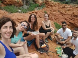 Foto de grupo del retiro de yoga Soham