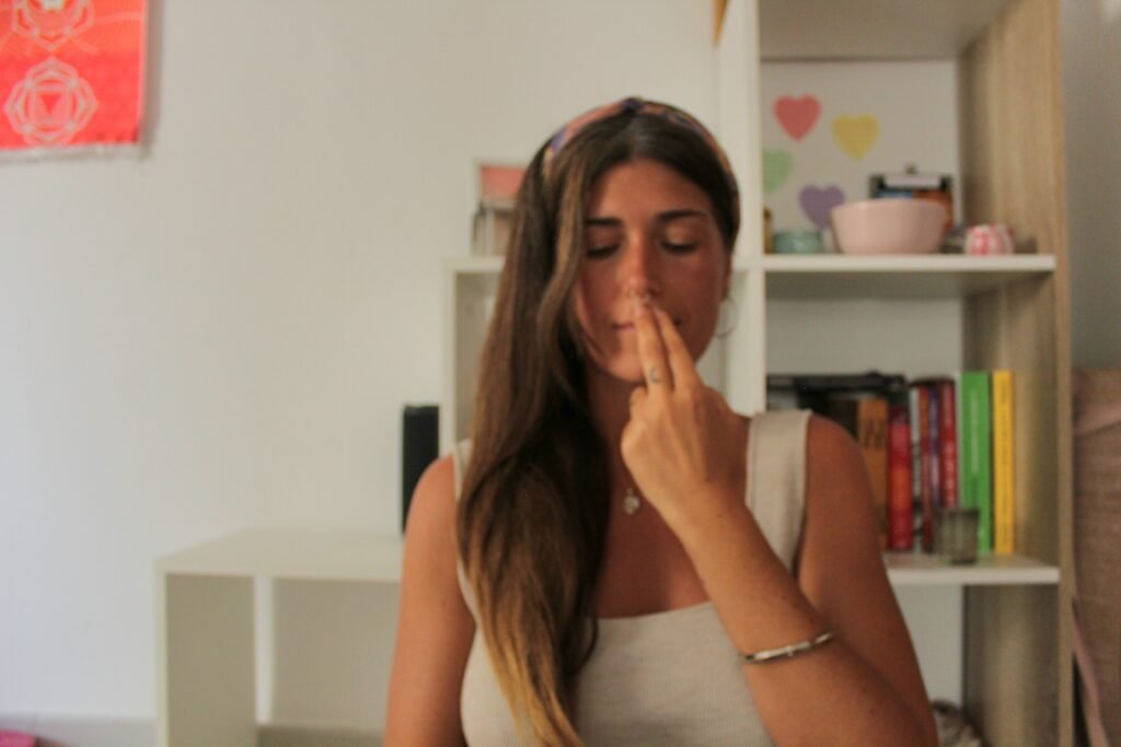 Cristina practicando tapping